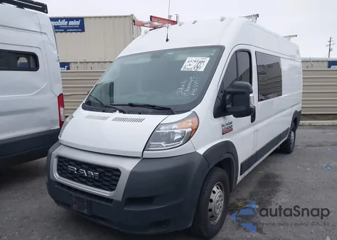 2021 Ram Promaster 2500 из США, поврежденный, VIN 3C6LRVDG9ME548719